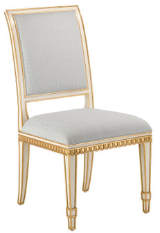 Ines Chair in Ivory/Antique Gold (142|70000152)