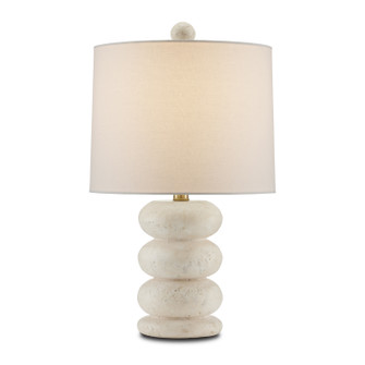 Girault One Light Table Lamp in Beige/Antique Brass (142|60000836)