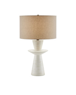Cantata One Light Table Lamp in Off-White Distressed (142|60000804)