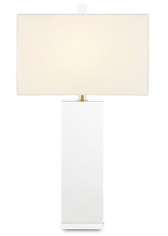 Clara One Light Table Lamp in Clear/Brass (142|60000770)