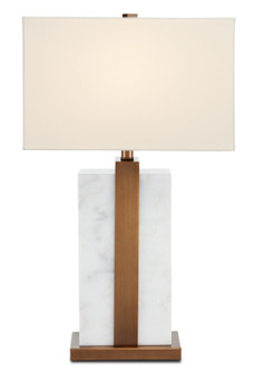 Catriona One Light Table Lamp in Natural/Antique Brass (142|60000767)