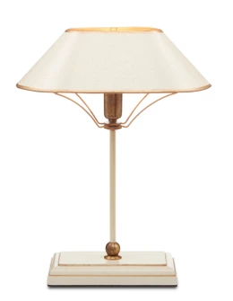 Daphne One Light Table Lamp in Ivory/Gold (142|60000702)