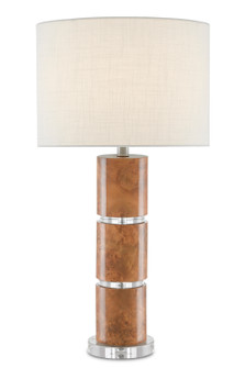 Birdseye One Light Table Lamp in Burlwood/Clear (142|60000679)