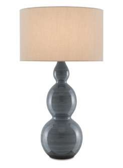 Cymbeline One Light Table Lamp in Steel Blue/Antique Brass (142|60000676)