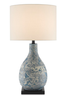 Ostracon One Light Table Lamp in Blue/Cream/Black (142|60000674)