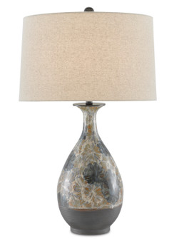 Frangipani One Light Table Lamp in Cream/Blue/Brown (142|60000658)