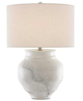 Kalossi One Light Table Lamp in White/Gray/Contemporary Silver Leaf (142|60000623)