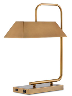 Hoxton Two Light Table Lamp in Light Antique Brass (142|60000565)