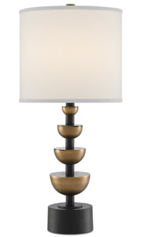Chastain One Light Table Lamp in Antique Brass/Black (142|60000509)