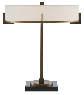 Jacobi Three Light Table Lamp in Antique Brass/Black (142|60000438)