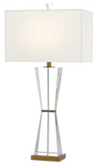 Laelia One Light Table Lamp in Clear/Antique Brass (142|60000210)