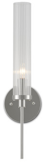 Bagno One Light Wall Sconce in Polished Nickel/Clear (142|58000005)