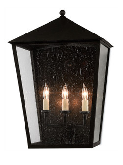 Bening Three Light Outdoor Wall Sconce in Midnight (142|55000010)