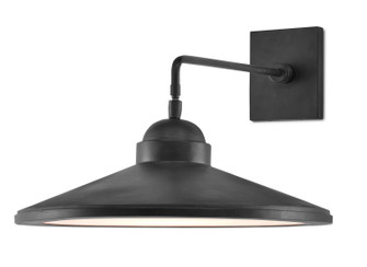 Ditchley One Light Wall Sconce in Black Bronze/White (142|50000197)