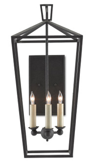 Denison Three Light Wall Sconce in Molé Black (142|50000169)
