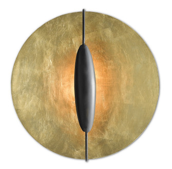 Pinders One Light Wall Sconce in Contemporary Gold Leaf/Painted Contemporary Gold/French Black (142|50000130)