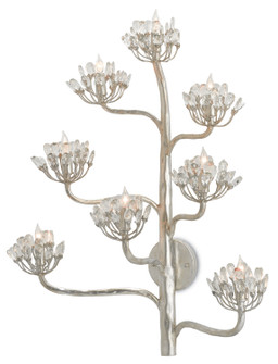 Marjorie Skouras Eight Light Wall Sconce in Contemporary Silver Leaf (142|50000105)