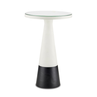 Tondo Accent Table in White/Black (142|40000144)