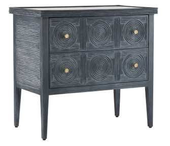 Santos Chest in Vintage Navy/Brushed Brass/Clear (142|30000217)