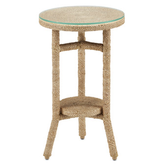 Limay Drinks Table in Natural Rope/Clear (142|30000214)