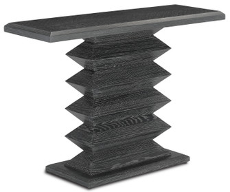 Sayan Console Table in Cerused Black (142|30000163)