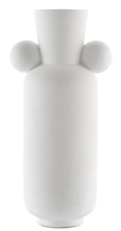 Happy Vase in Textured White (142|12000394)