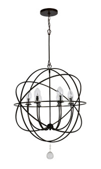 Solaris Six Light Outdoor Chandelier in English Bronze (60|SOL9328EB)