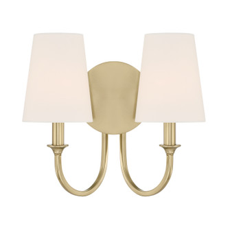 Payton Two Light Wall Sconce in Vibrant Gold (60|PAY922VG)