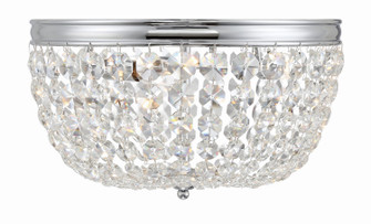 Nola Three Light Flush Mount in Polished Chrome (60|NOL314CHCLMWP)