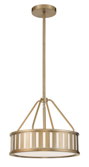 Kendal Three Light Pendant in Vibrant Gold (60|KEN8303VG)