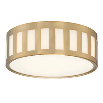 Kendal Three Light Flush Mount in Vibrant Gold (60|KEN2203VG)