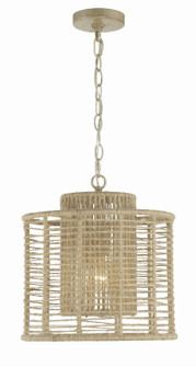 Jayna One Light Pendant in Burnished Silver (60|JAYA5001BS)