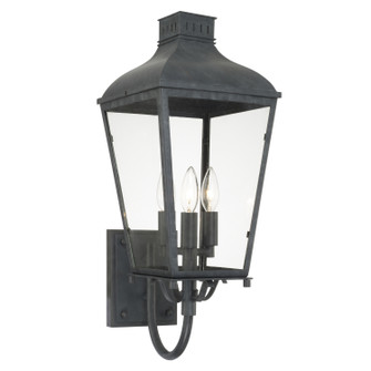 Dumont Three Light Outdoor Wall Sconce in Graphite (60|DUM9802GE)