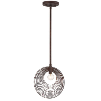 Doral One Light Pendant in Forged Bronze (60|DORB7700FB)