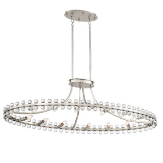 Clover 12 Light Chandelier in Brushed Nickel (60|CLO8897BN)