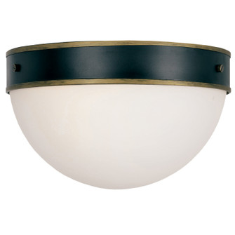 Capsule Two Light Outdoor Flush Mount in Matte Black / Textured Gold (60|CAP8503MKTG)