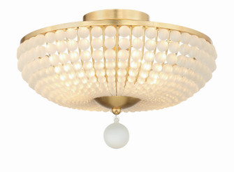 Bella Four Light Semi Flush Mount in Antique Gold (60|BLA10665GA)