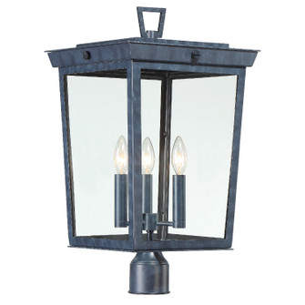 Belmont Three Light Outdoor Post Mount in Graphite (60|BELA8069GE)