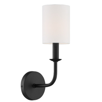 Bailey One Light Wall Sconce in Matte Black (60|BAIA2101MK)