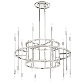 Aries 20 Light Chandelier in Polished Nickel (60|ARSB4020PN)