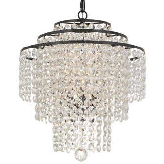 Arielle Four Light Chandelier in Dark Bronze (60|ARI304DBCLMWP)