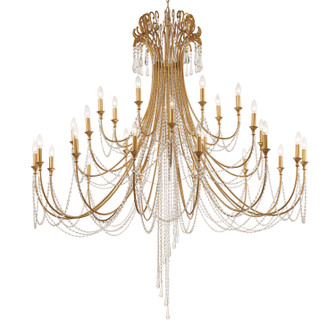 Arcadia 28 Light Chandelier in Antique Gold (60|ARC1929GACLMWP)