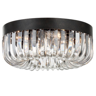 Alister Five Light Flush Mount in Charcoal Bronze (60|ALIB2005CZ)