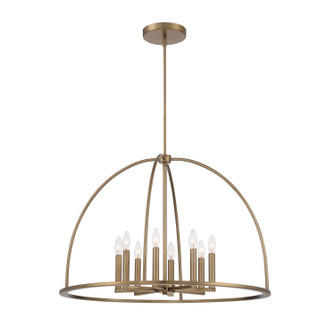 Abbott Eight Light Chandelier in Vibrant Gold (60|ABB3008VG)