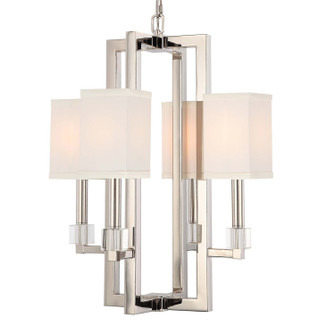 Dixon Four Light Chandelier in Polished Nickel (60|8884PN)