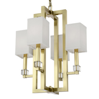 Dixon Four Light Chandelier in Aged Brass (60|8884AG)