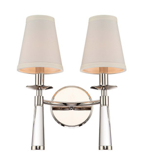 Baxter Two Light Wall Sconce in Polished Nickel (60|8862PN)