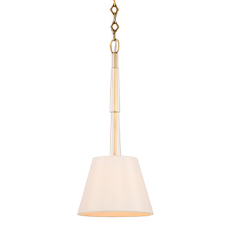 Lawson One Light Pendant in Aged Brass (60|8701AG)