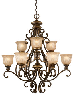 Norwalk Nine Light Chandelier in Bronze Umber (60|7409BU)