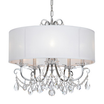 Othello Five Light Chandelier in Polished Chrome (60|6625CHCLSAQ)